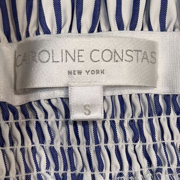 New CAROLINE CONSTAS Lou Striped Dress Small - Picture 11 of 14